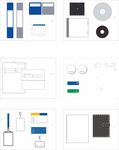 办公用品矢量图