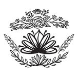 花朵印花服装底纹底图树枝树干
