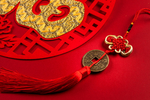 中国传统文化 福字 中国结 铜