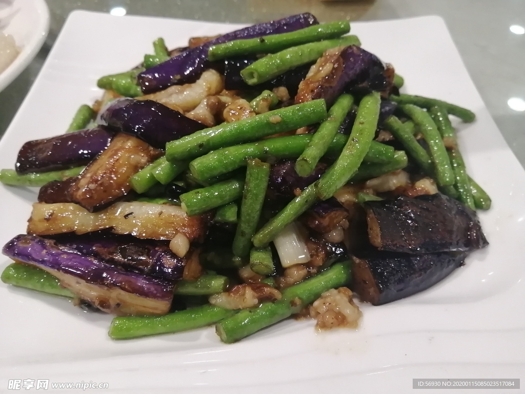 豆角茄子美食