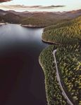 山水森林湖泊风景