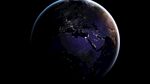 夜晚地球非洲真实星球