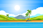 海滩