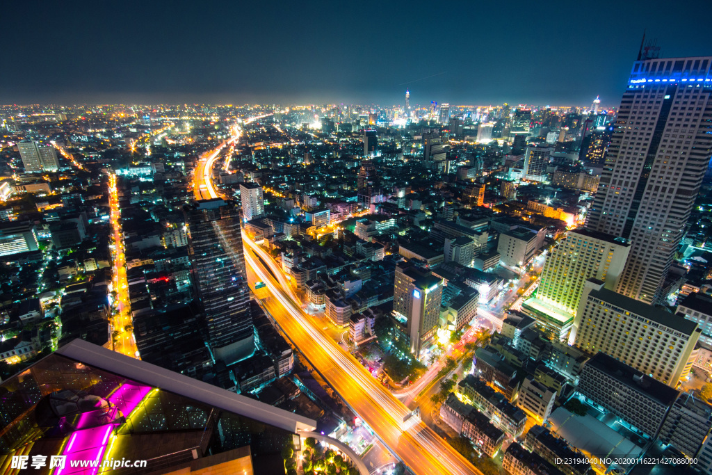 城市建筑夜景