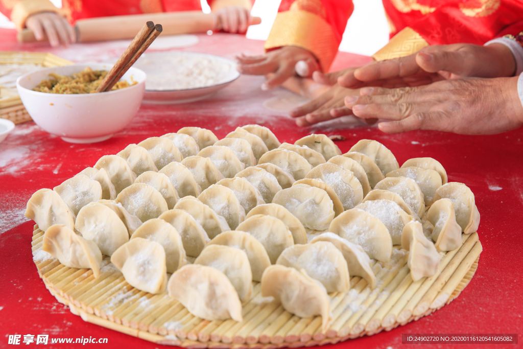 手工水饺蒸饺饺子