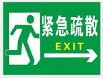 紧急疏散指示牌