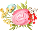 手绘鲜花
