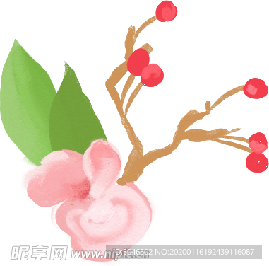 手绘花卉
