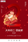 2020初二春节鼠年新春海报