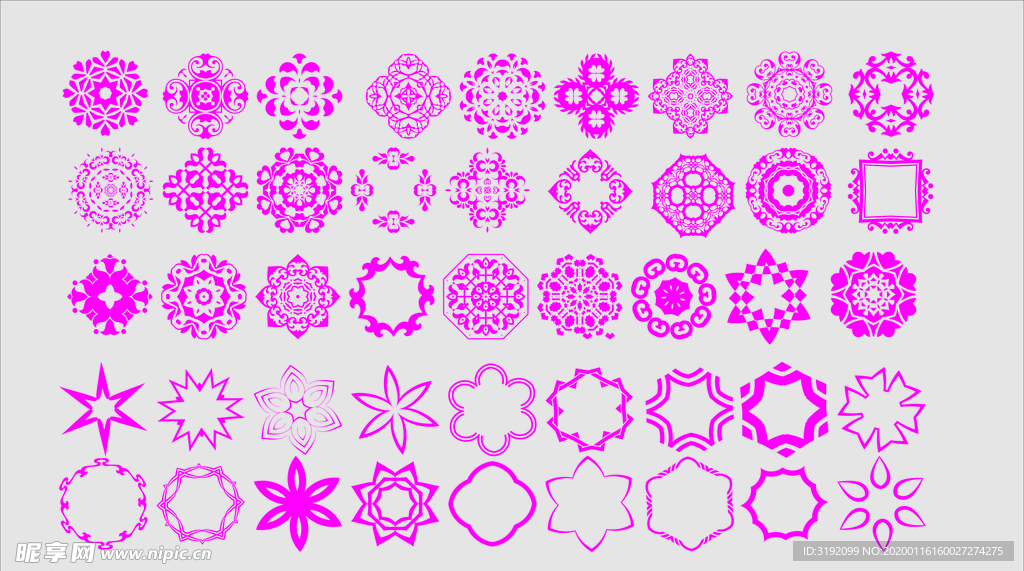 矢量花