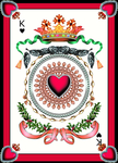 扑克棋牌 爱心欧式花纹皇冠