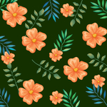 手绘鲜花