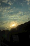 夕阳落山