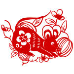老鼠剪纸