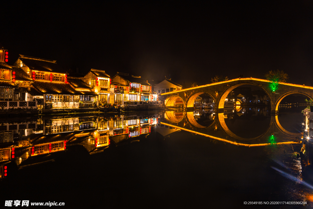 朱家角夜景