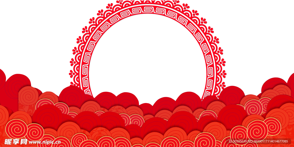 红色背景