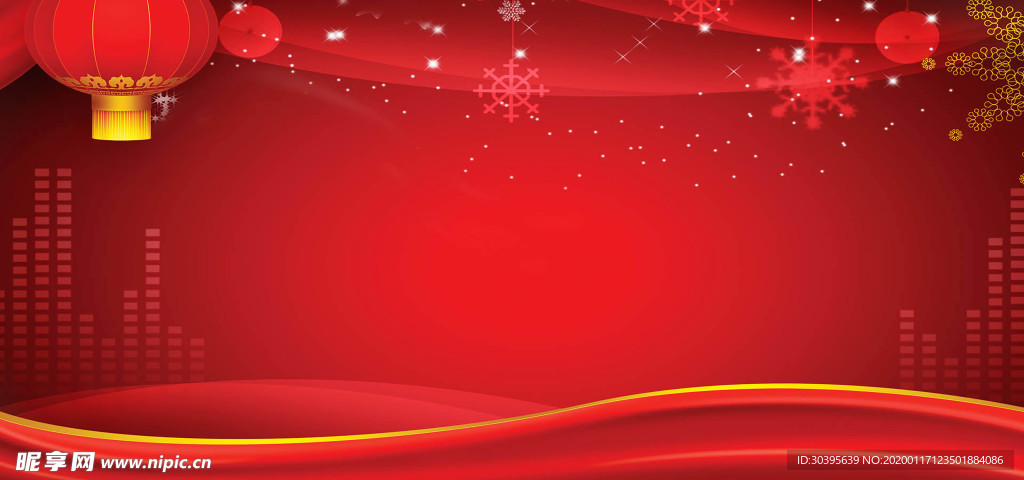 红色背景