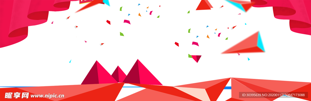 红色背景