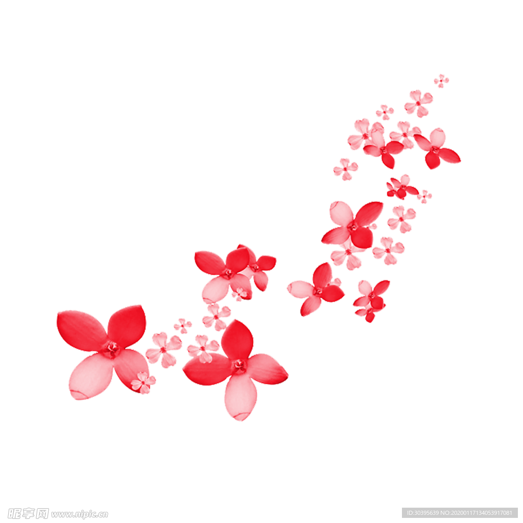 红色背景