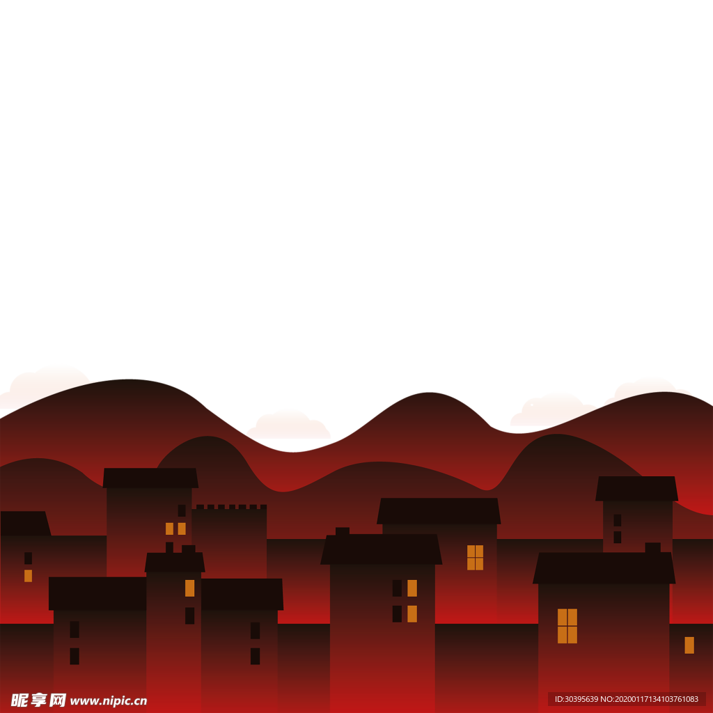 红色背景