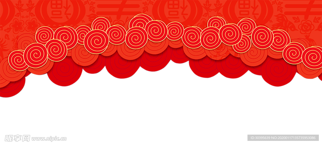 红色背景