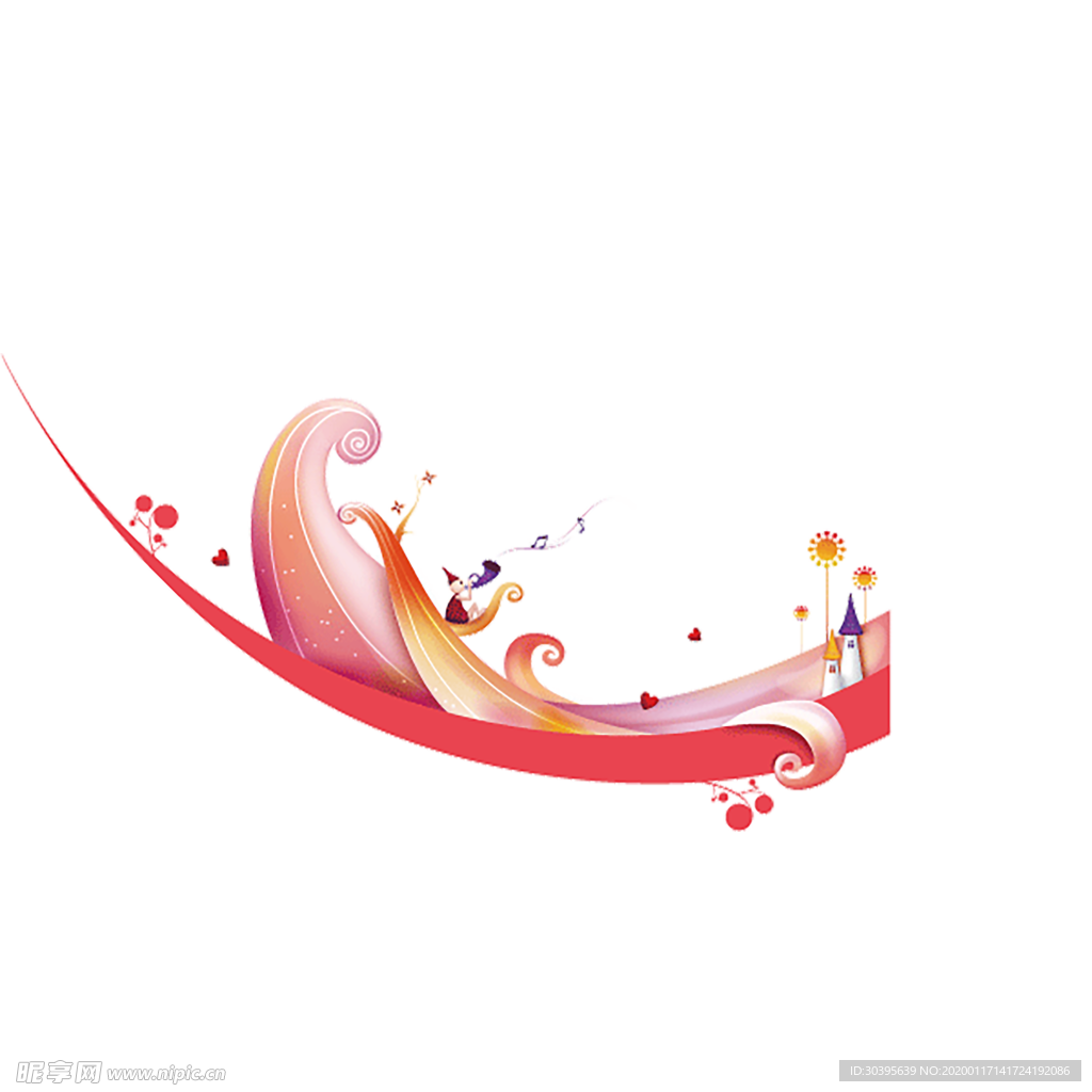 红色背景