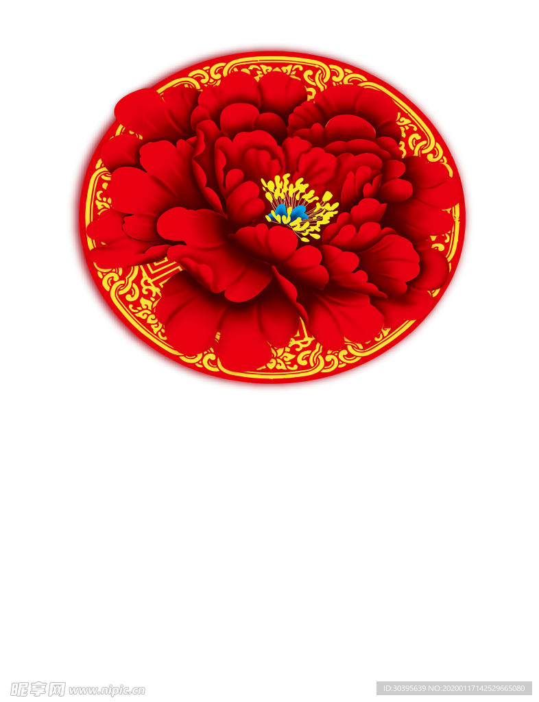 红色背景