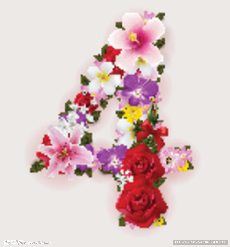 鲜花数字