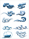 云素材 云 贴纸 漂浮 对话框