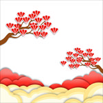 云素材 云 贴纸 漂浮 对话框