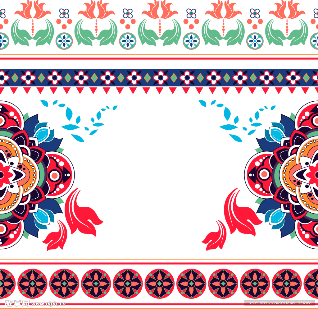 红色背景
