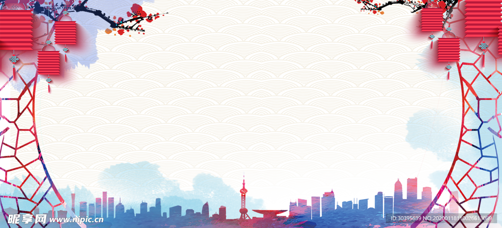 红色背景