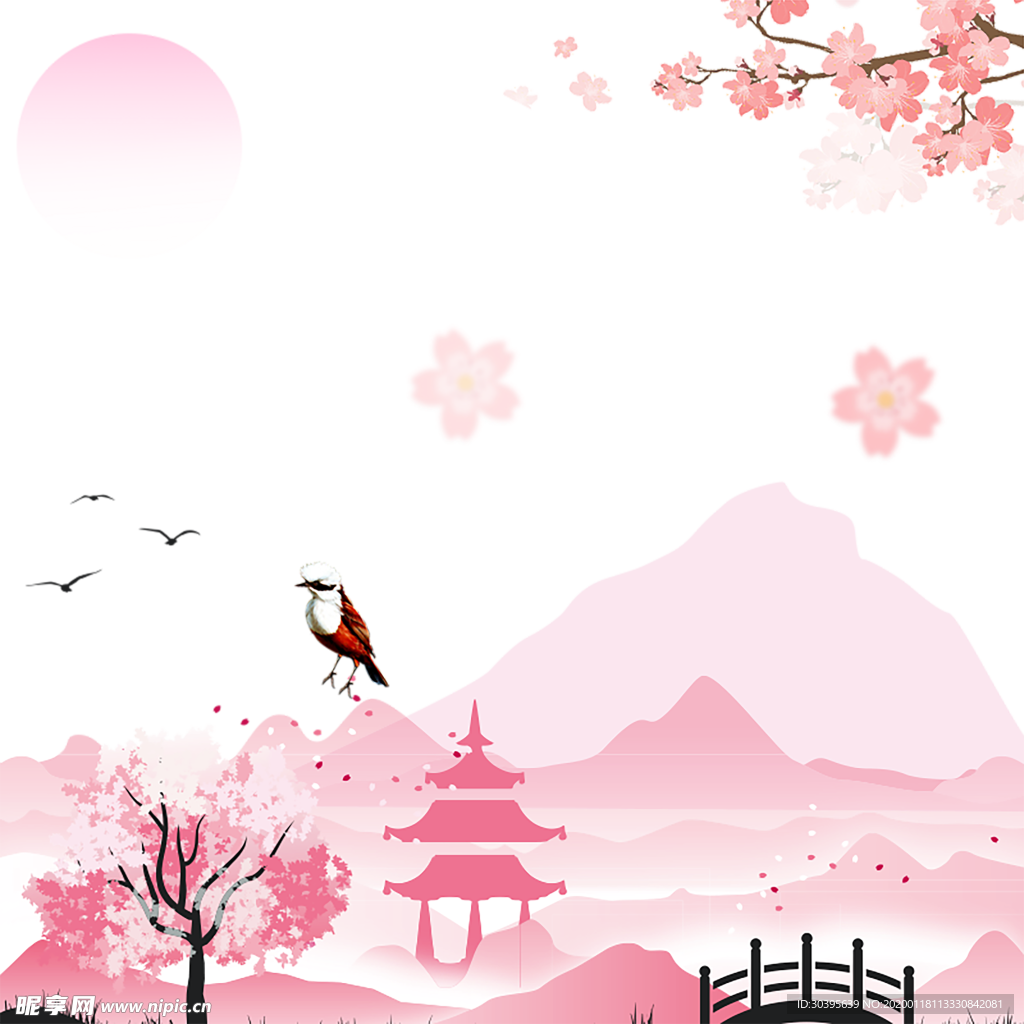 红色背景