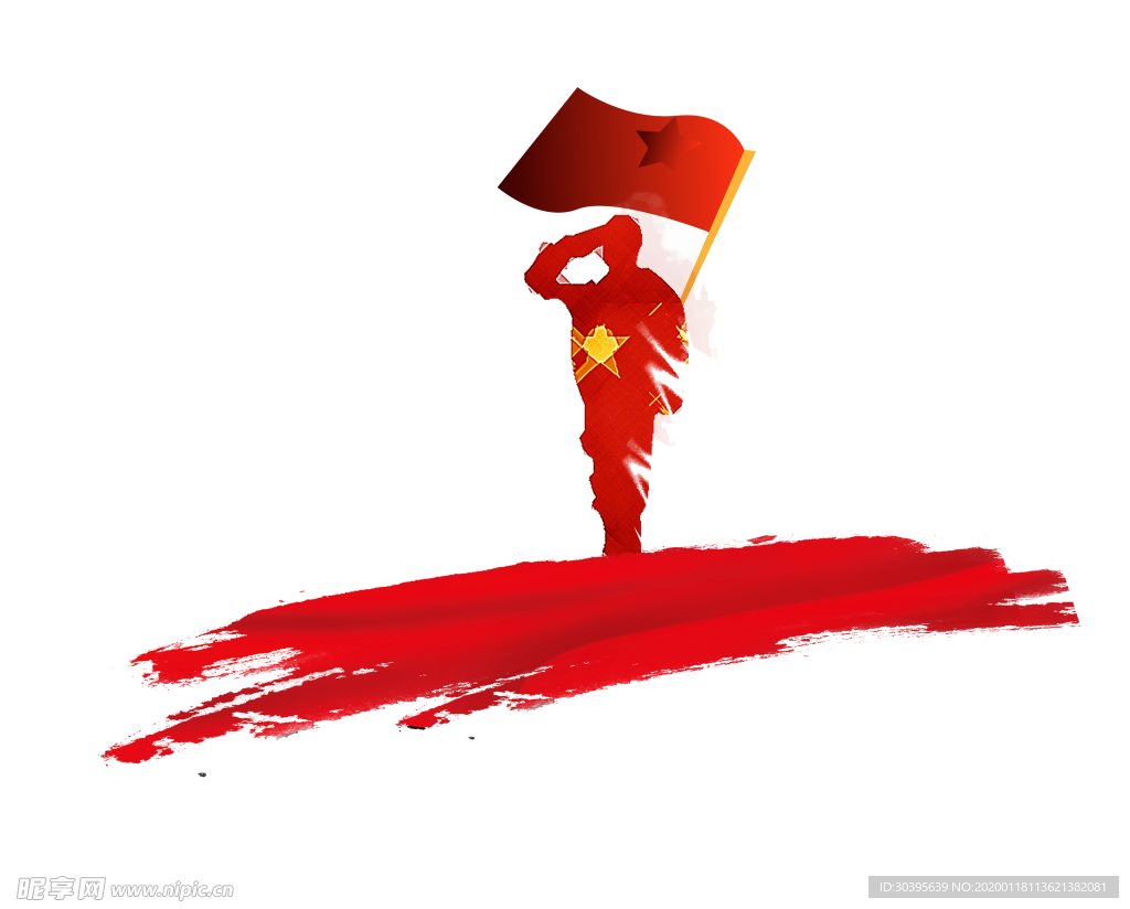 红色背景
