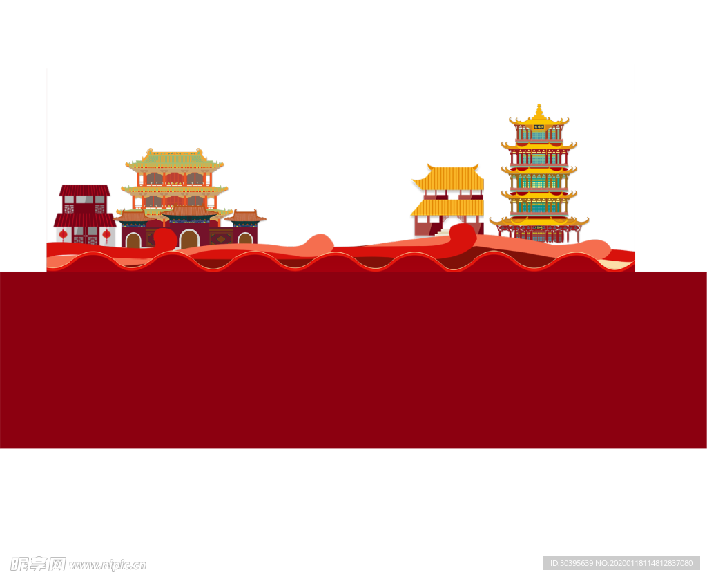 红色背景