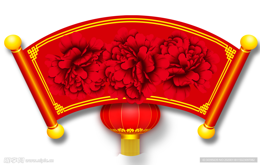 红色背景
