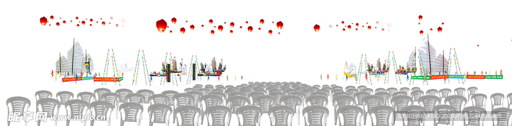 红色背景