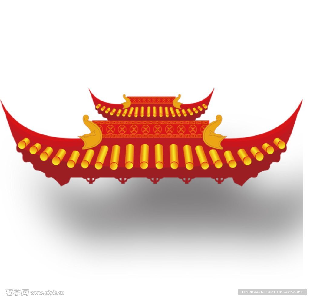 红色屋檐