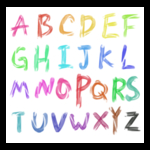 卡通英文字母