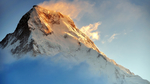 高山雪山天空云彩风景