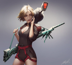 彩色动漫人物插画背景