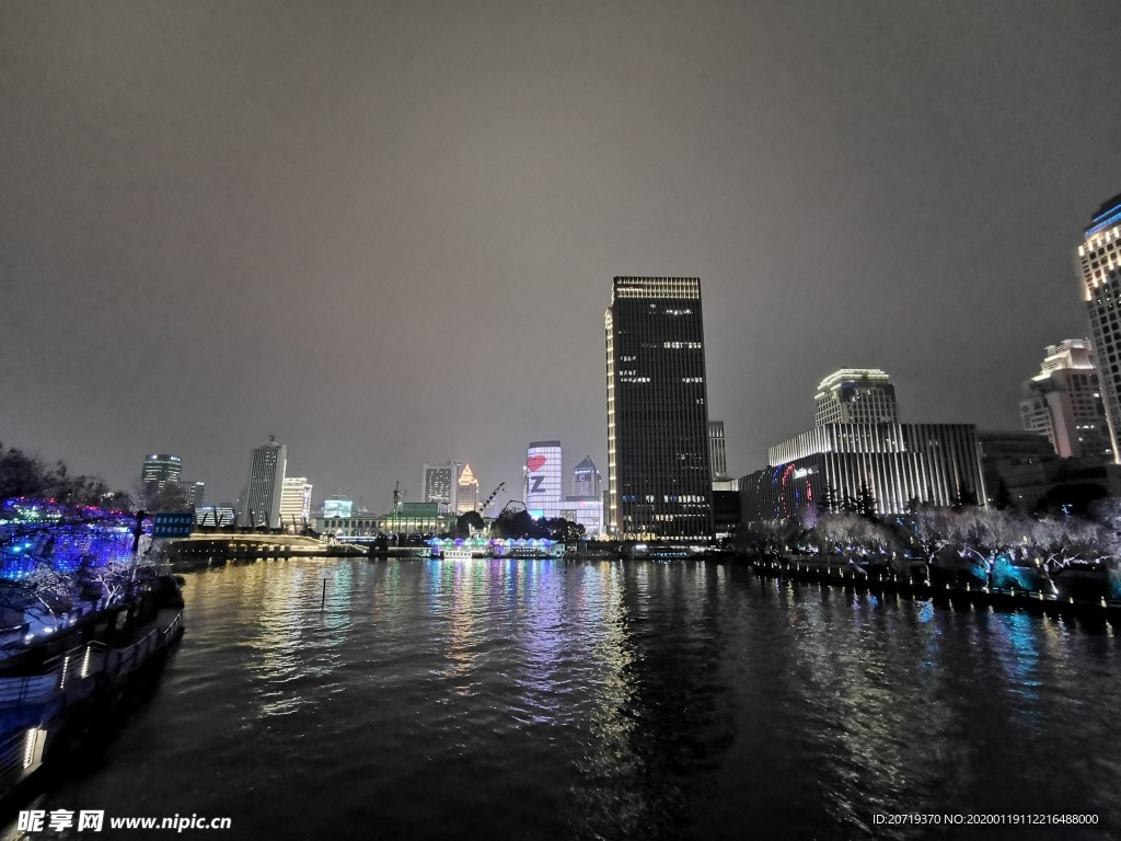 杭州市中心夜景