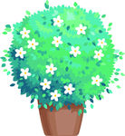 花朵园林植物喷绘