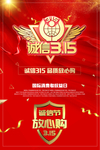 诚信315海报