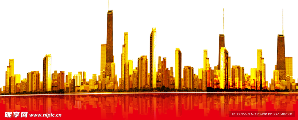 红色背景