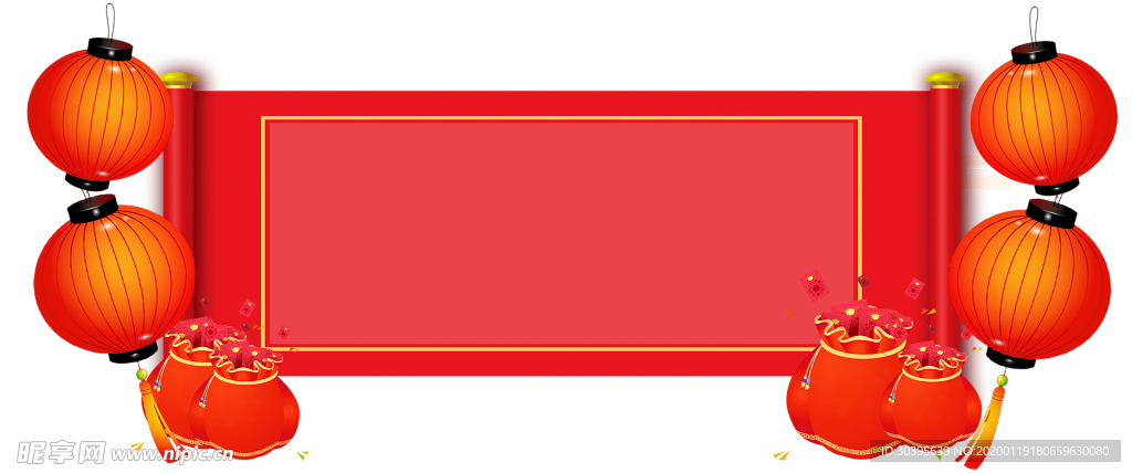 红色背景