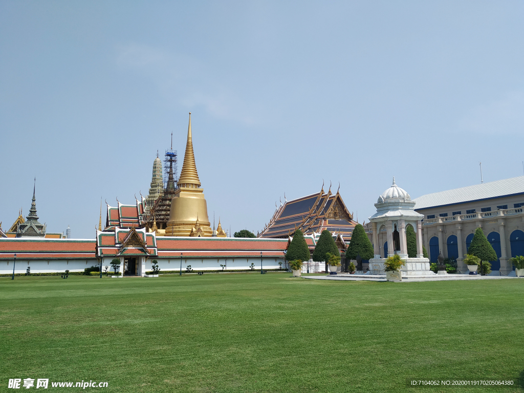 泰国 曼谷 大皇宫 建筑 旅游