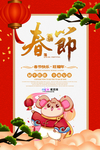 2020鼠年新春新年海报