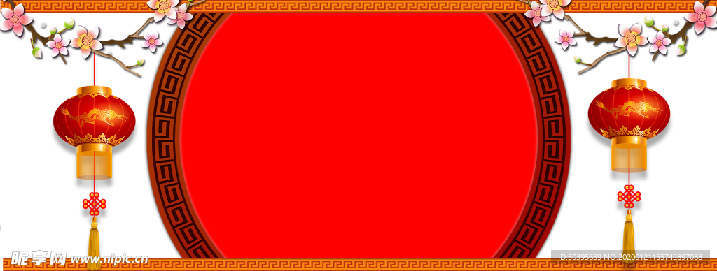 红色背景