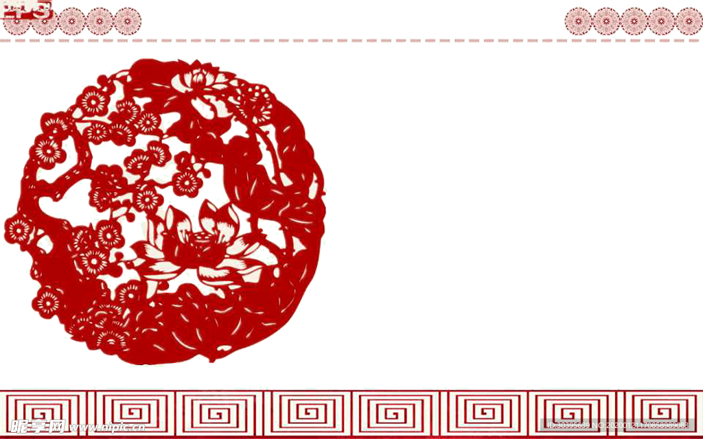 红色背景